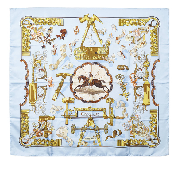 Pre-Loved Hermes Printed Silk Scarf - Picture 5 of 5